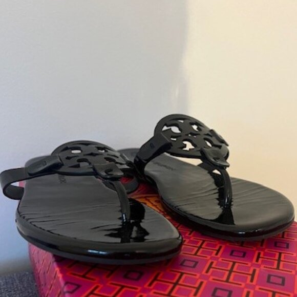 Tory Burch Black Sandals - Picture 1 of 12